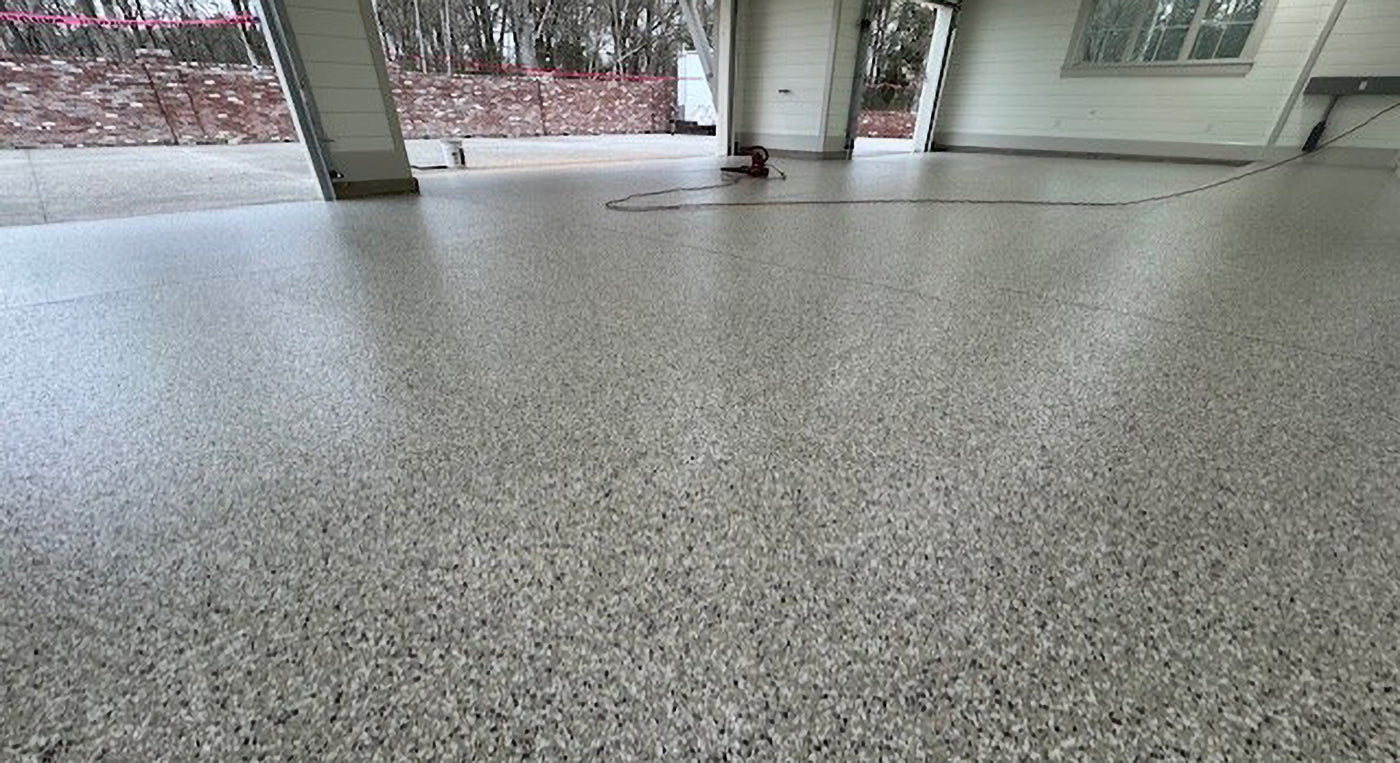 Epoxy Floor With Flake Brodcast