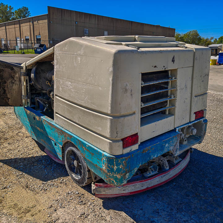 Used Tennant 7400 Heavy-Duty Rider Floor Scrubber.-4
