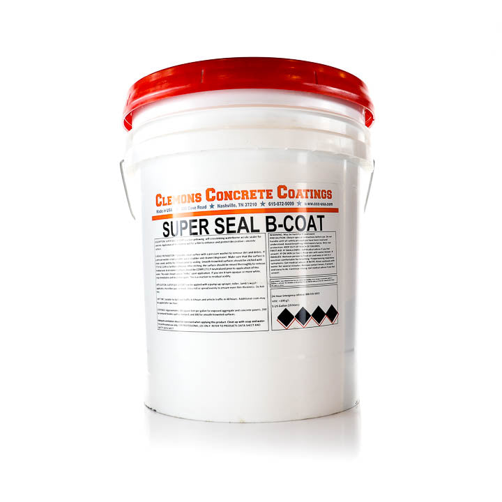 Clemons Super Seal B Coat Concrete Sealer