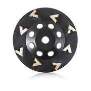 5" Triangle Segs Cup Wheel 30/40 Soft Bond Diamond Tool