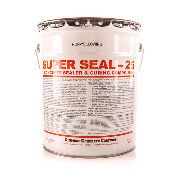 Clemons Super Seal 25 Non-Yellowing
