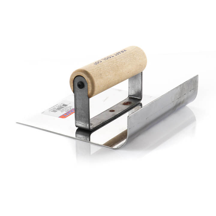 Kraft Trowel 6x6 w/1 1/2' Lip CF249 Cove Trowel