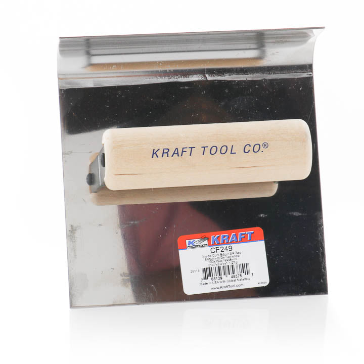 Kraft Trowel 6x6 w/1 1/2' Lip CF249 Cove Trowel