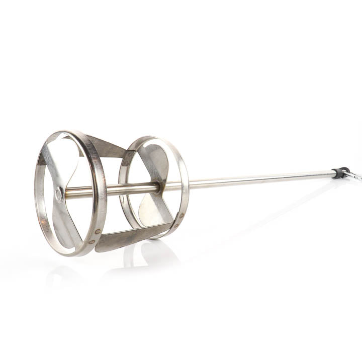 Kraft Tool DC409 Jiffy Mixer stainless steel mixing paddle for epoxy and resin.