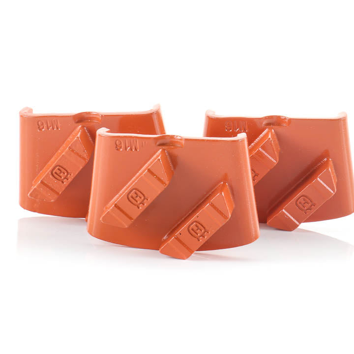 Husqvarna Elite Grind EZ M 16 Grit Double Segment 3 Piece Tooling Set