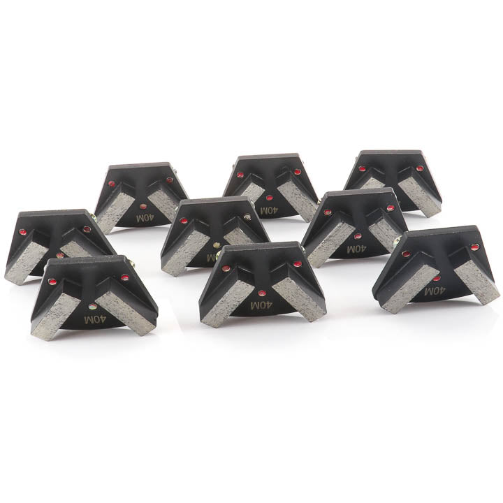 Trapezoid Double Bar 40M Diamond Tooling Set of 9