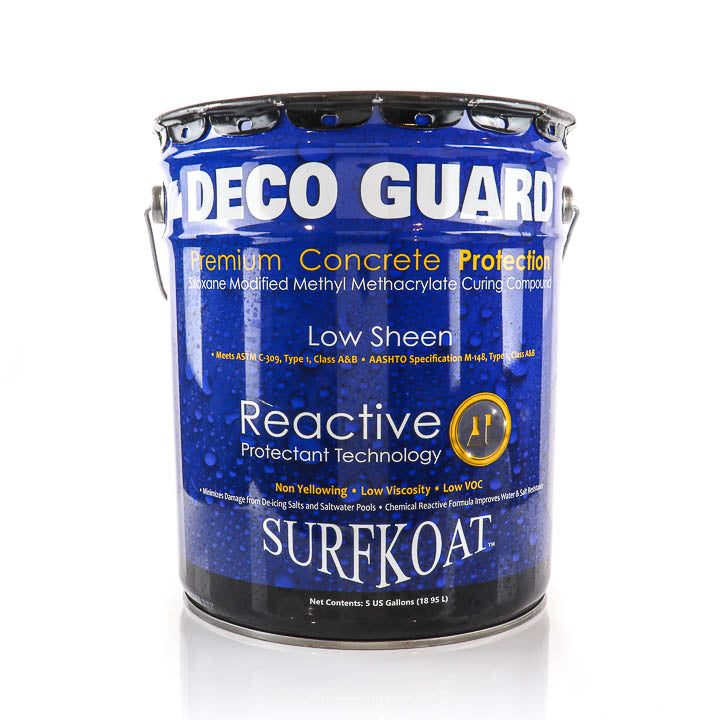 5-Gallon Pail of Surfkoat Deco Guard Concrete Sealer