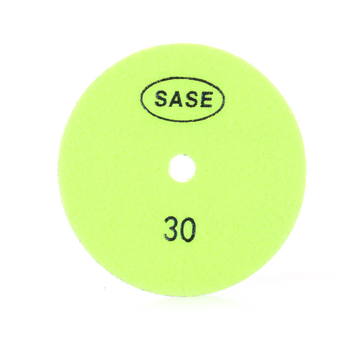 Sase 5" Resin Bond Diamond Pad 30 Grit Yellow