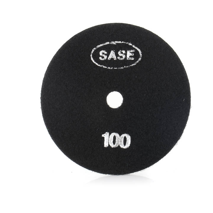 Sase 5" Resin Bond Diamond Pad Black 100 Grit