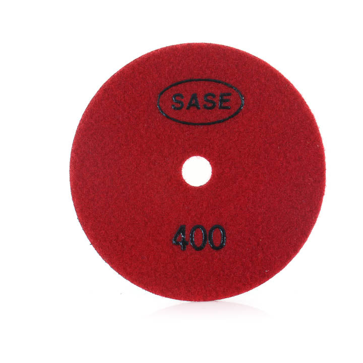 Sase 5" Resin Bond Diamond Pad Red 400 Grit