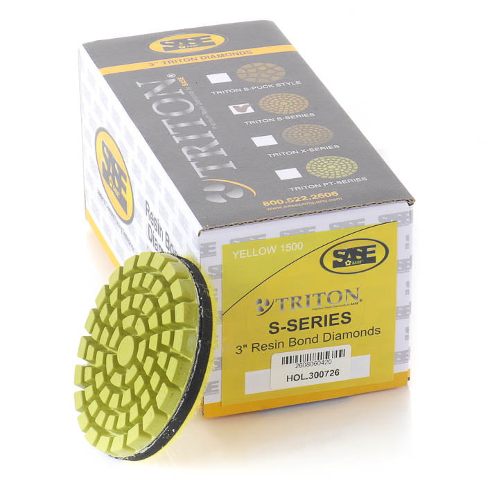 SASE Triton S-Series Diamond Tooling 3 Inch Pucks-3