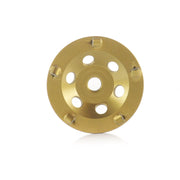 4 Inch 6 Segment PCD Cup Wheel 5/8-11 Diamond Tool