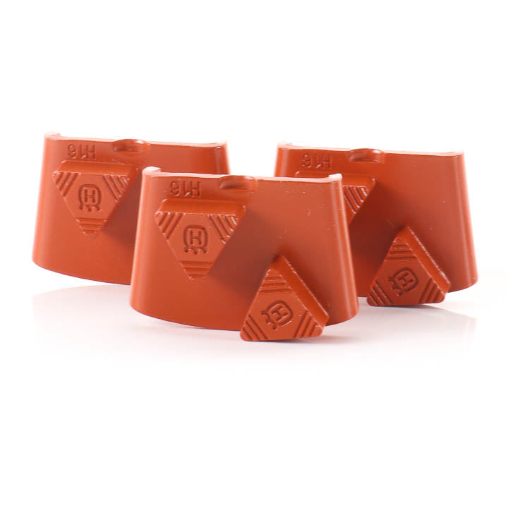 Husqvarna Elite Grind EZ H 16 Grit Double Triangle  Segment 3 Piece Tooling Set-2