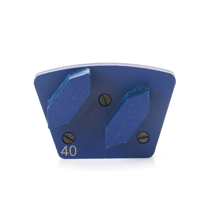 Close-up view of a single SASE Double Segment 40M Blue Series trapezoid