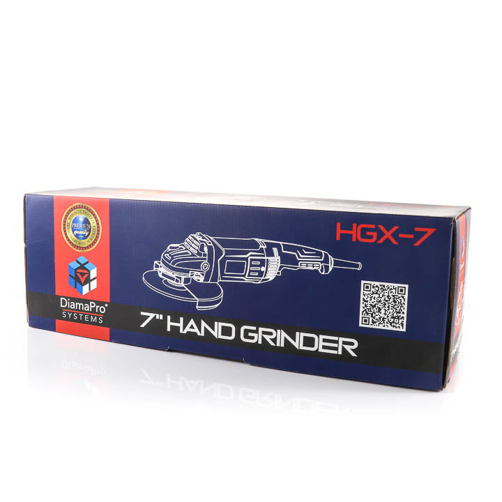HGX-7 Handheld Edge Grinder and 7" Heavy-Duty Convertible Dust Shroud-3