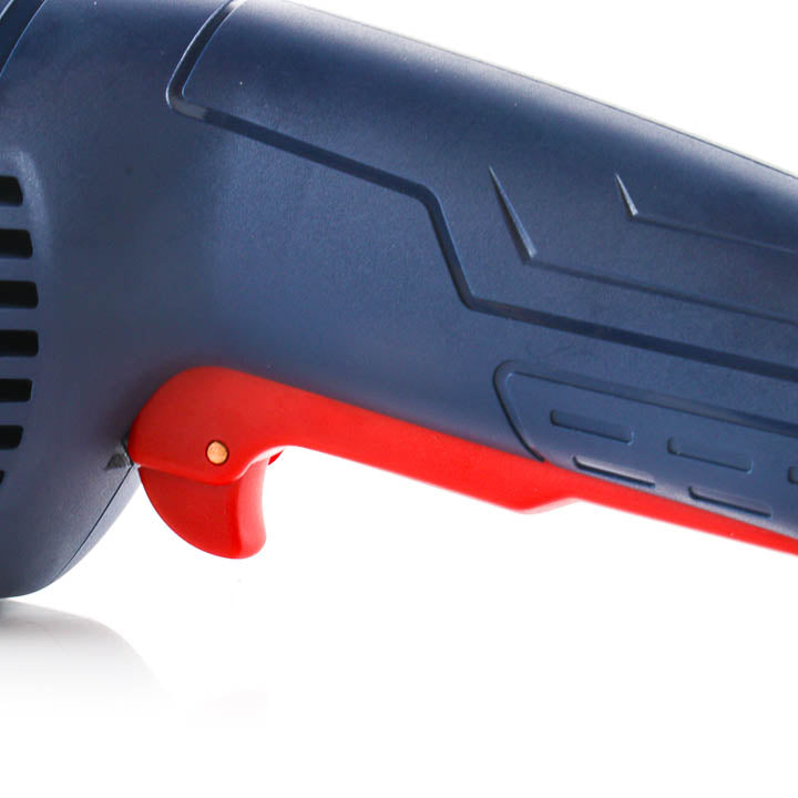 Close up of the trigger mechanism of the HGX-7 Grinder