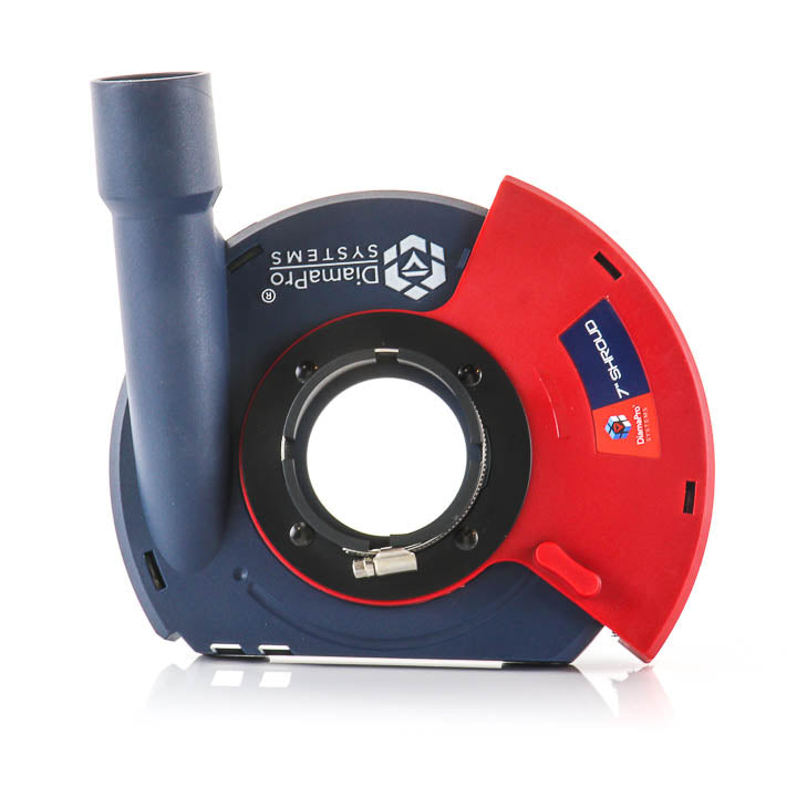 the DimapPro systems 7" shroud with vacuum attachment. 
