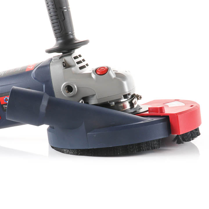 Side-profile shot of the DiamaPro Systems HGX-7 hand grinder resting on a neutral background.