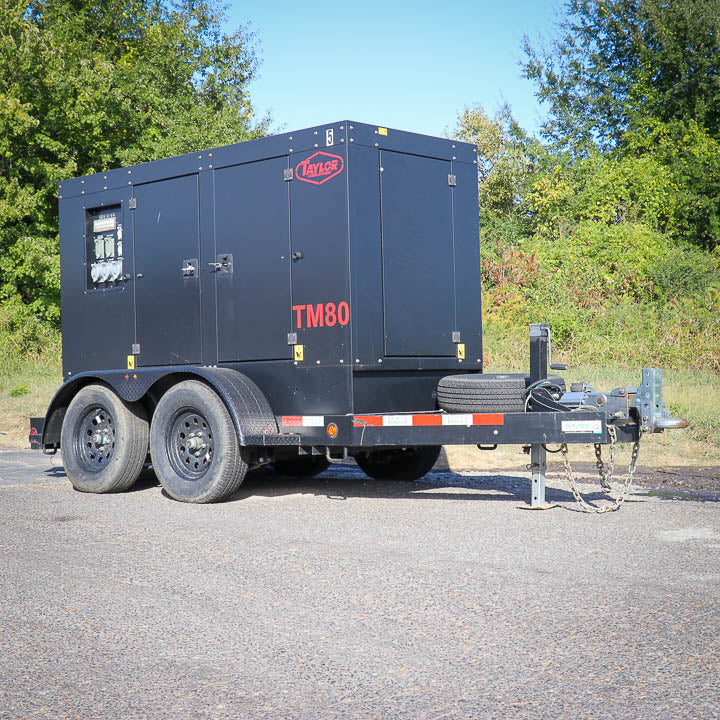 Used Taylor Systems TM80 Trailer Mounted Generator-1