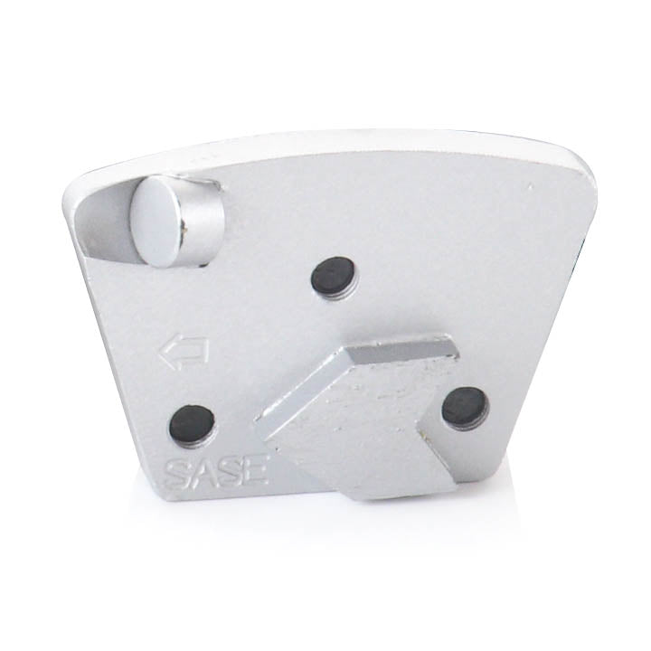 Close-up view of a single SASE Wulf Single Arrow 13mm PCD B-Side replacement tooling segment.